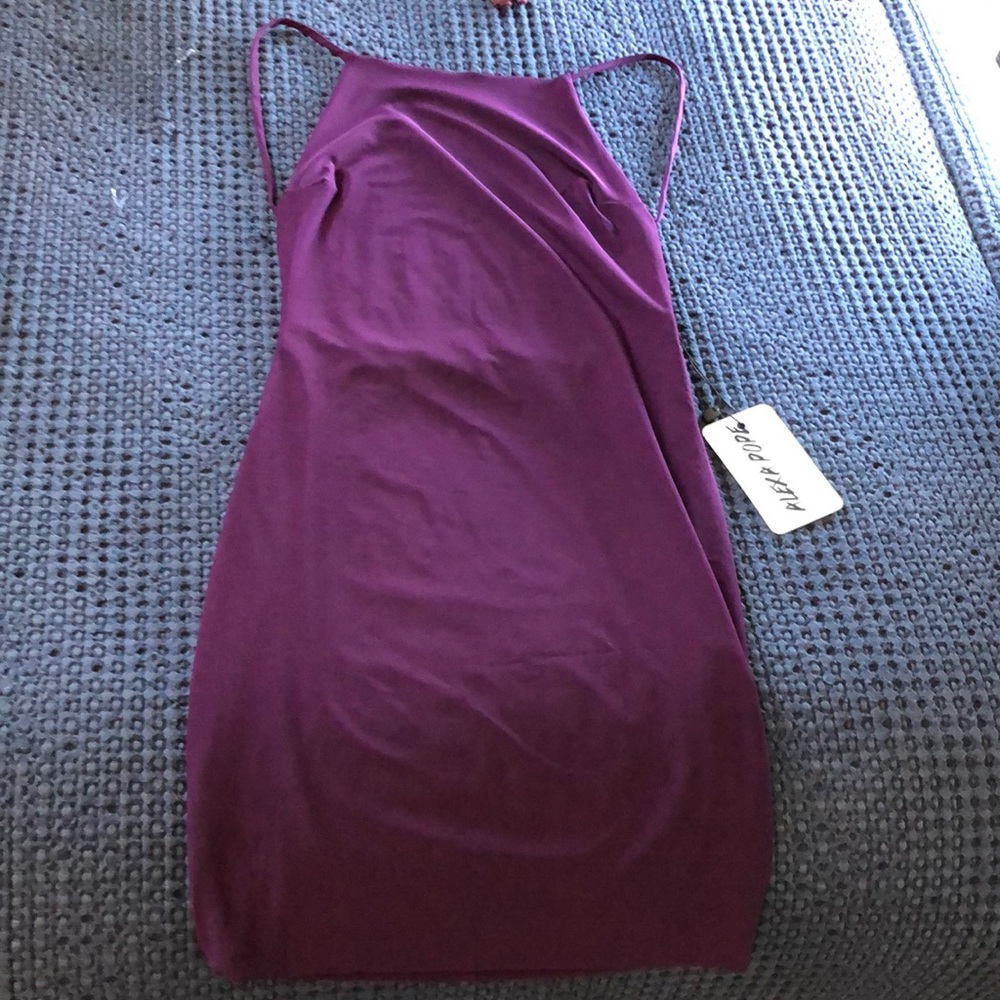 LUX LA purchased from Alexa pope backless purple dress size xs